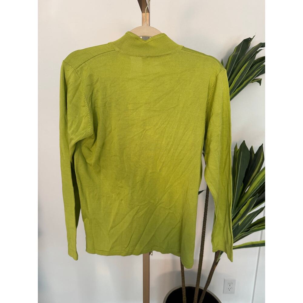 Silky Age | Mandarin Collar Frog Closure Knit Cardigan Top - Picture 7 of 7